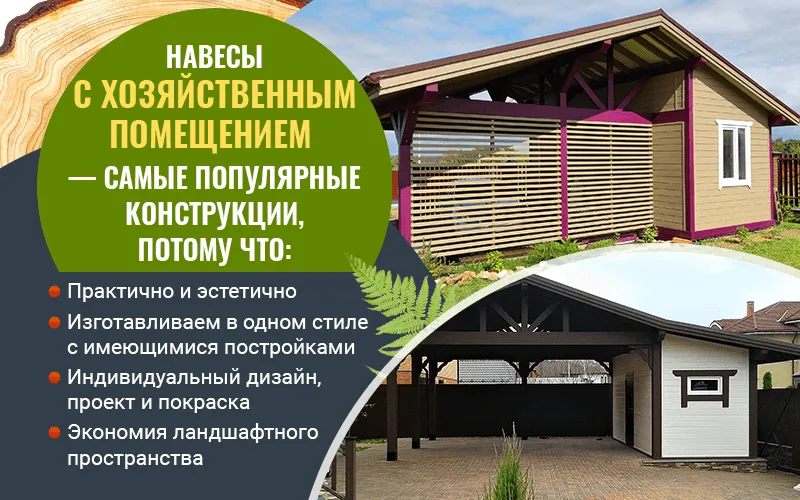 Баннер «Навесы с хозяйственным помещением (январь 2021)»