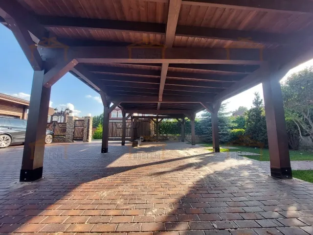 Односкатный навес для автомобилей ЛЕОН — Фото 2