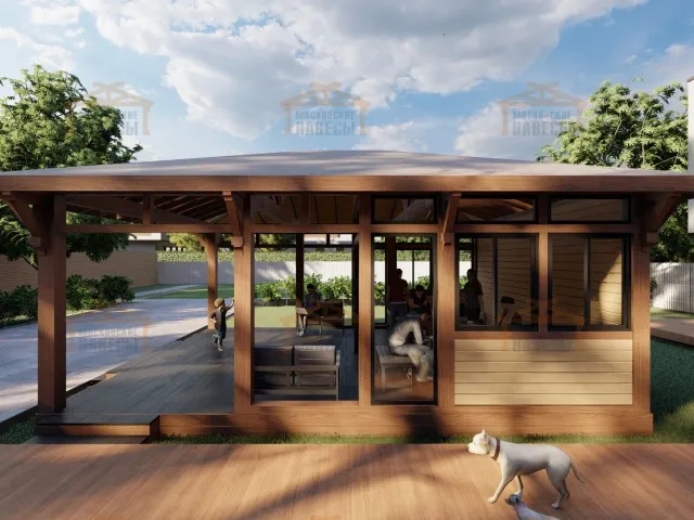 Застекленная беседка ГРАФСКАЯ ПРИСТАНЬ — Фото 6