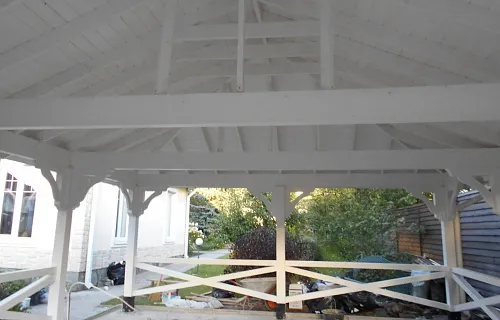 Навес для двух машин РЕНЕССАНС — Фото 4