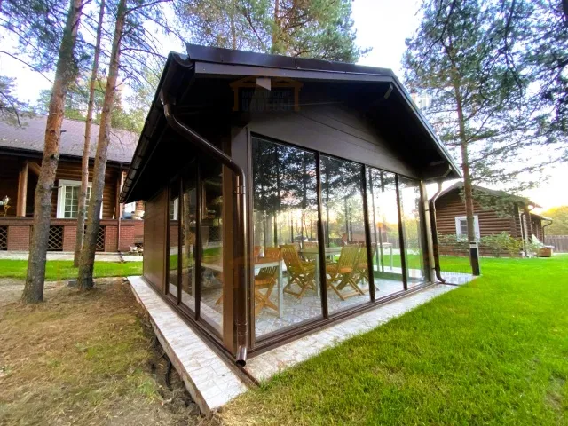 Застекленная беседка БУРЕВЕСТНИК 2.0 — Фото 2