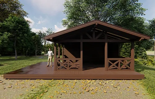 НАВЕС-БЕСЕДКА ПРОМЕТЕЙ MAXI — Фото 4