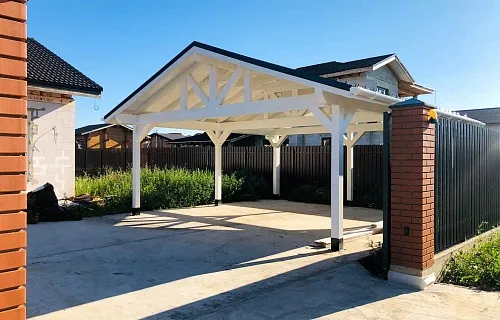 Навес для двух машин КАНТРИ — Фото 6