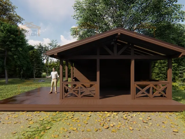 НАВЕС-БЕСЕДКА ПРОМЕТЕЙ MAXI — Фото 4