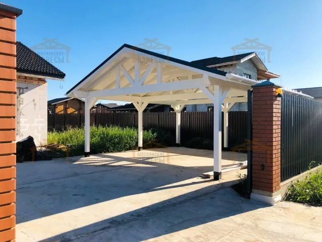 Навес для двух машин КАНТРИ — Фото 6