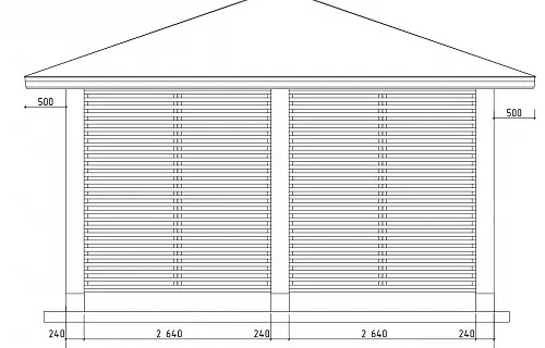 Навес для трех машин ЛАДЬЯ — Фото 10