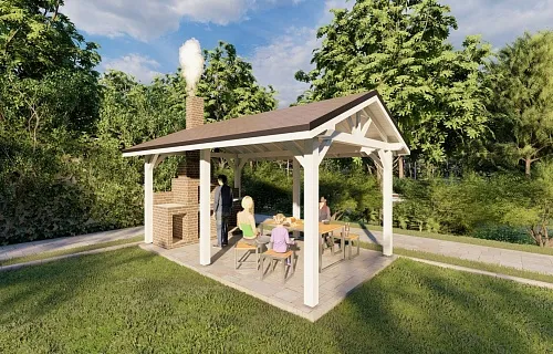 Навес для барбекю ПЕНСИЛЬВАНИЯ — Фото 4