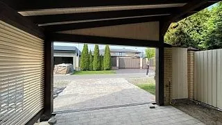 Деревянный навес для авто с ограждениями МОНТЕ-КАРЛО - миниатюра