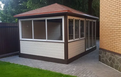 Застекленная беседка АКВИТАНИЯ 2.0 — Фото 2