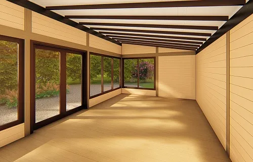 Застекленная беседка КОФЕЙНАЯ — Фото 9