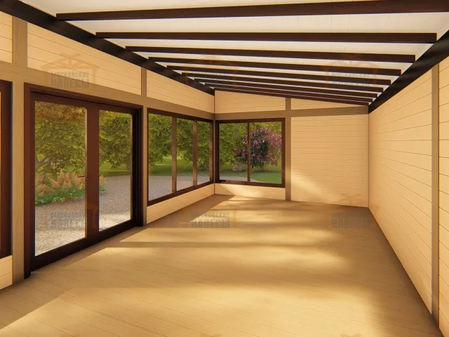 Застекленная беседка КОФЕЙНАЯ — Фото 9