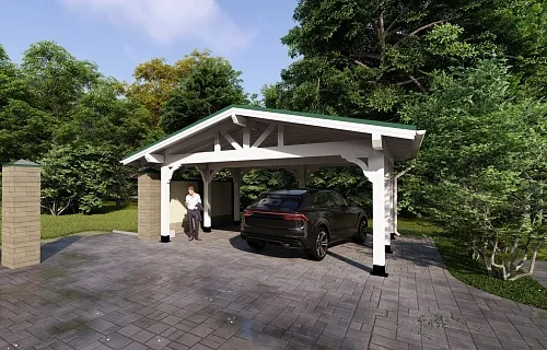 Навес для двух машин КАТАЛОНИЯ — Фото 4