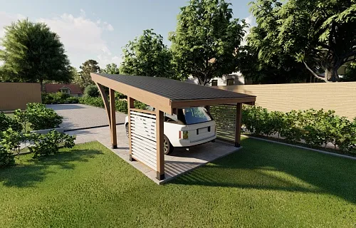 НАВЕС С ГНУТОКЛЕЕНЫМИ БАЛКАМИ КЕМБРИДЖ — Фото 5