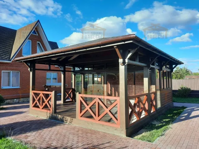Застекленная беседка ГРАФСКАЯ ПРИСТАНЬ 2.0 — Фото 2
