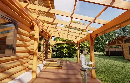 ВЕРАНДА К ДОМУ САМПИ — Фото 4