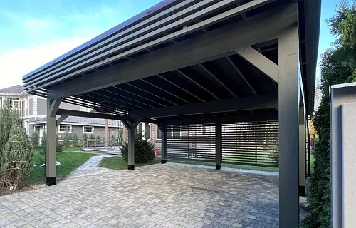 Навес для двух машин РОНДО — Фото 3