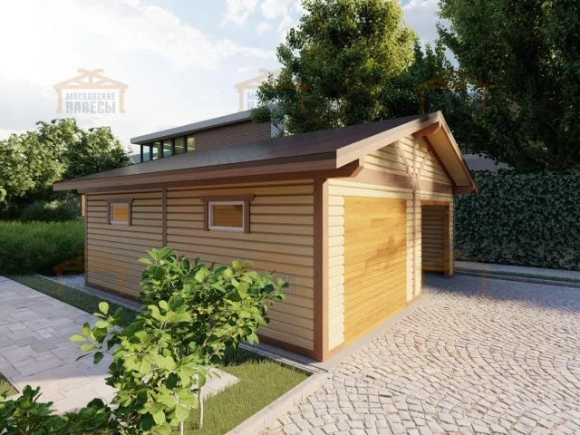 ГАРАЖ ДЛЯ ДВУХ МАШИН АЛЬПИЙСКИЙ — Фото 3