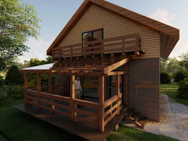 ВЕРАНДА К ДОМУ ИМПЕРИАЛ — Фото 3