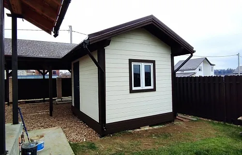 Навес для двух автомобилей с хозблоком КАЛИФОРНИЯ — Фото 12