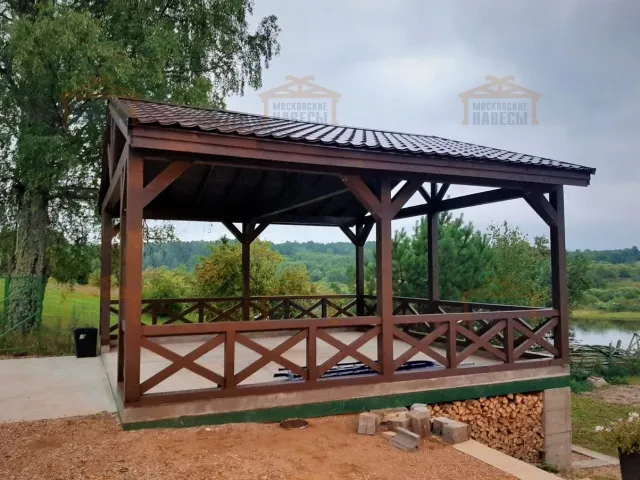 Навес для двух машин ПРОВАНС — Фото 3