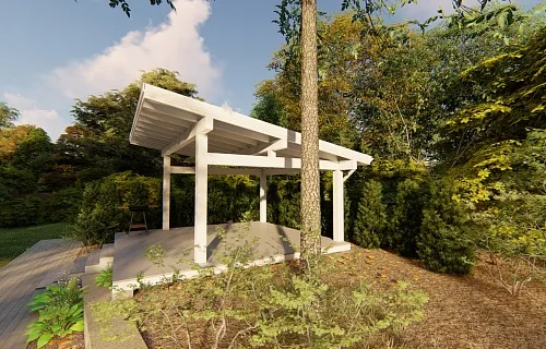 НАВЕС-БЕСЕДКА ВЕРСАЛЬ — Фото 6