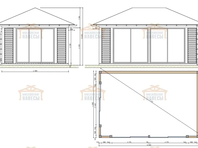 Застекленная беседка ЦЕЗАРЬ — Фото 9