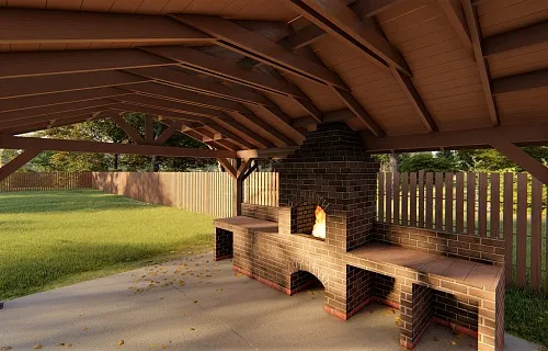 НАВЕС ДЛЯ БАРБЕКЮ ГЕНЕРАЛЬСКИЙ — Фото 7