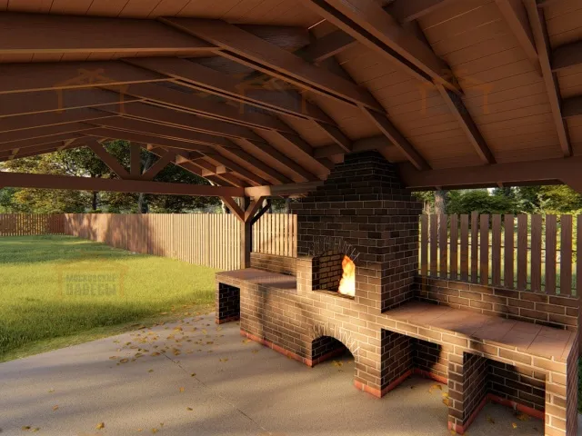 НАВЕС ДЛЯ БАРБЕКЮ ГЕНЕРАЛЬСКИЙ — Фото 7