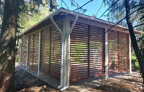 Навес для трех машин ЛАДЬЯ — Фото 4