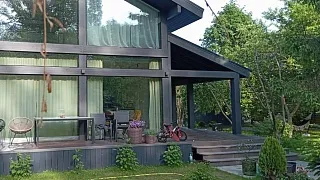 Веранда к фахверковому дому СИРИУС - миниатюра