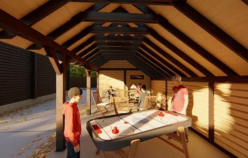 НАВЕС-БЕСЕДКА КАРПАТЫ — Фото 3