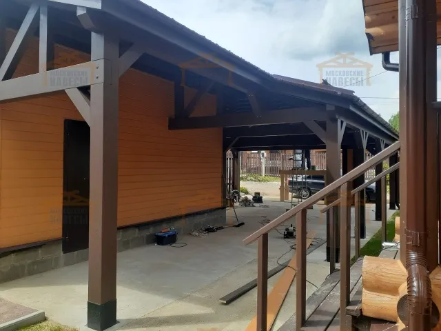 Навес с хозблоком АТМОСФЕРА — Фото 4