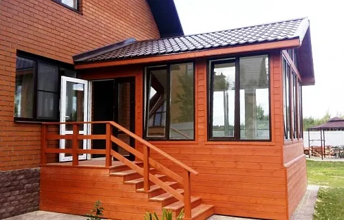 ЗАКРЫТАЯ ВЕРАНДА К ДОМУ ЦЕНТАВР — Фото 2