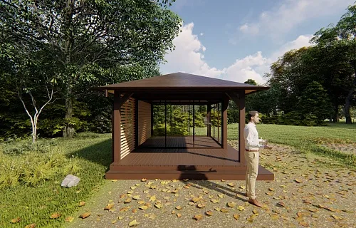 Застекленная беседка КИНГСТОН 2.0 — Фото 3