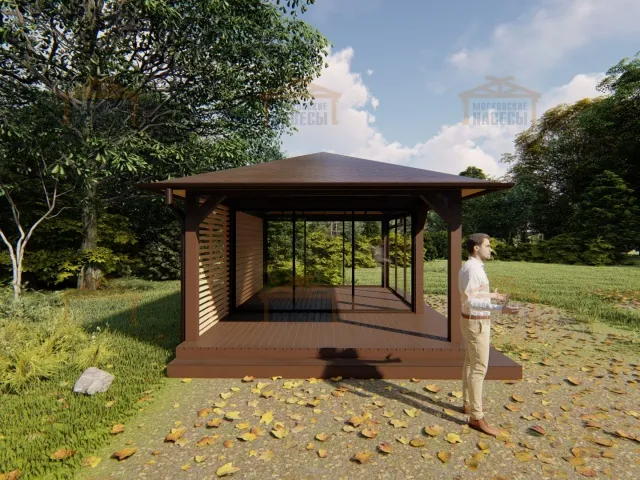 Застекленная беседка КИНГСТОН 2.0 — Фото 3