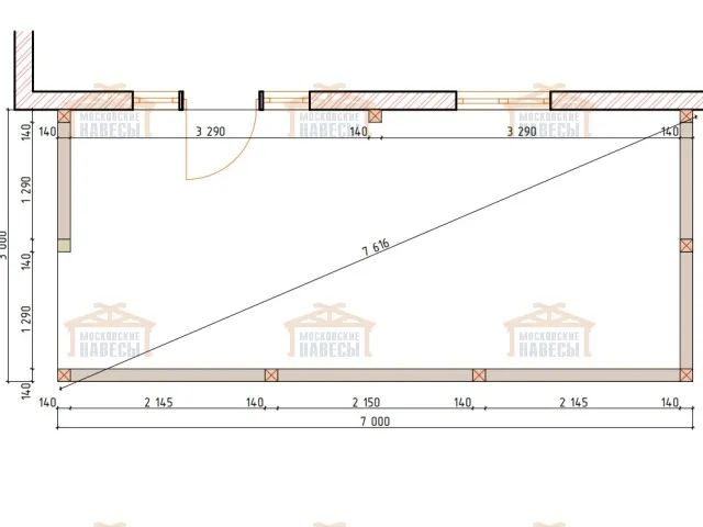 ВЕРАНДА ИЗ ДЕРЕВА ВЕКТОР — Фото 7