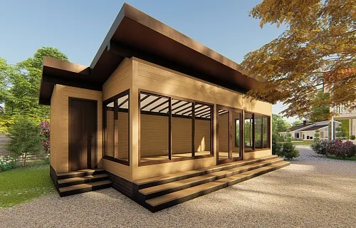 Застекленная беседка КОФЕЙНАЯ — Фото 8