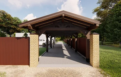 Навес для машин КОРРИДА — Фото 5