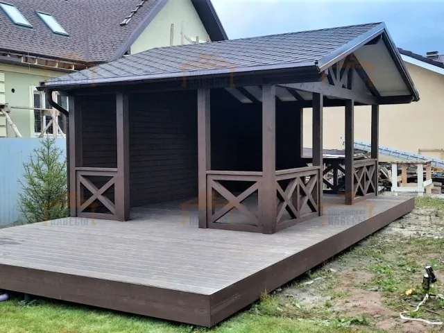 НАВЕС-БЕСЕДКА ПРОМЕТЕЙ MAXI — Фото 1