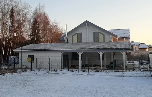 Навес с гаражом МЕДВЕЖИЙ — Фото 5