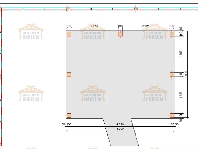 НАВЕС-БЕСЕДКА МАЛИНОВКА — Фото 3