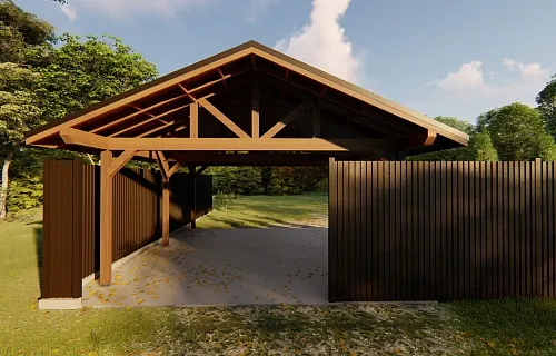 Навес для автомобилей КОРОЛЕВ — Фото 4