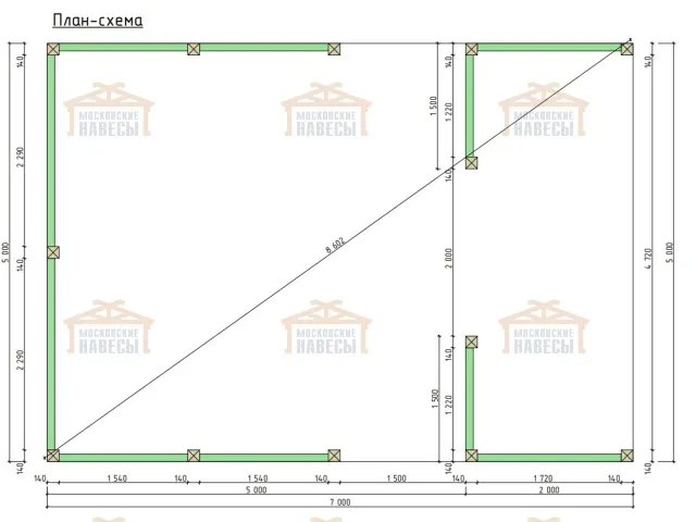 Навес для барбекю ЛУИЗИАНА — Фото 3