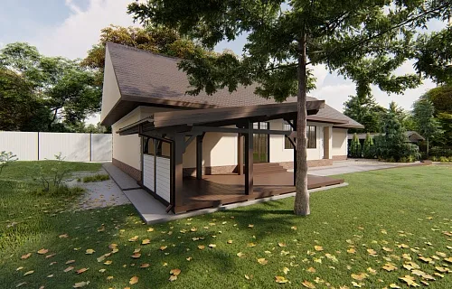 ВЕРАНДА-ТЕРРАСА К ДОМУ ПРОСТОР — Фото 4