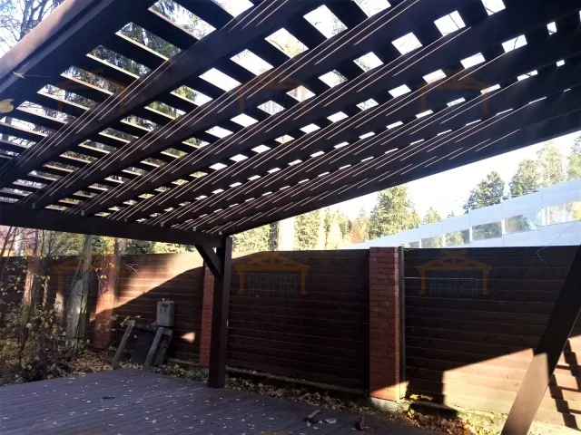 НАВЕС-БЕСЕДКА МОДЕРН — Фото 2