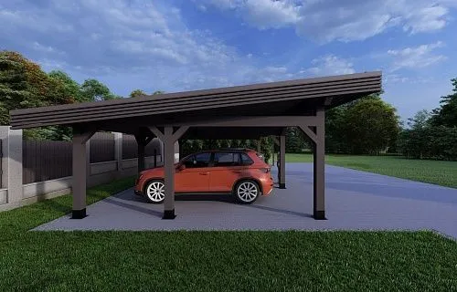 Навес для двух машин РОНДО 2.0 — Фото 4