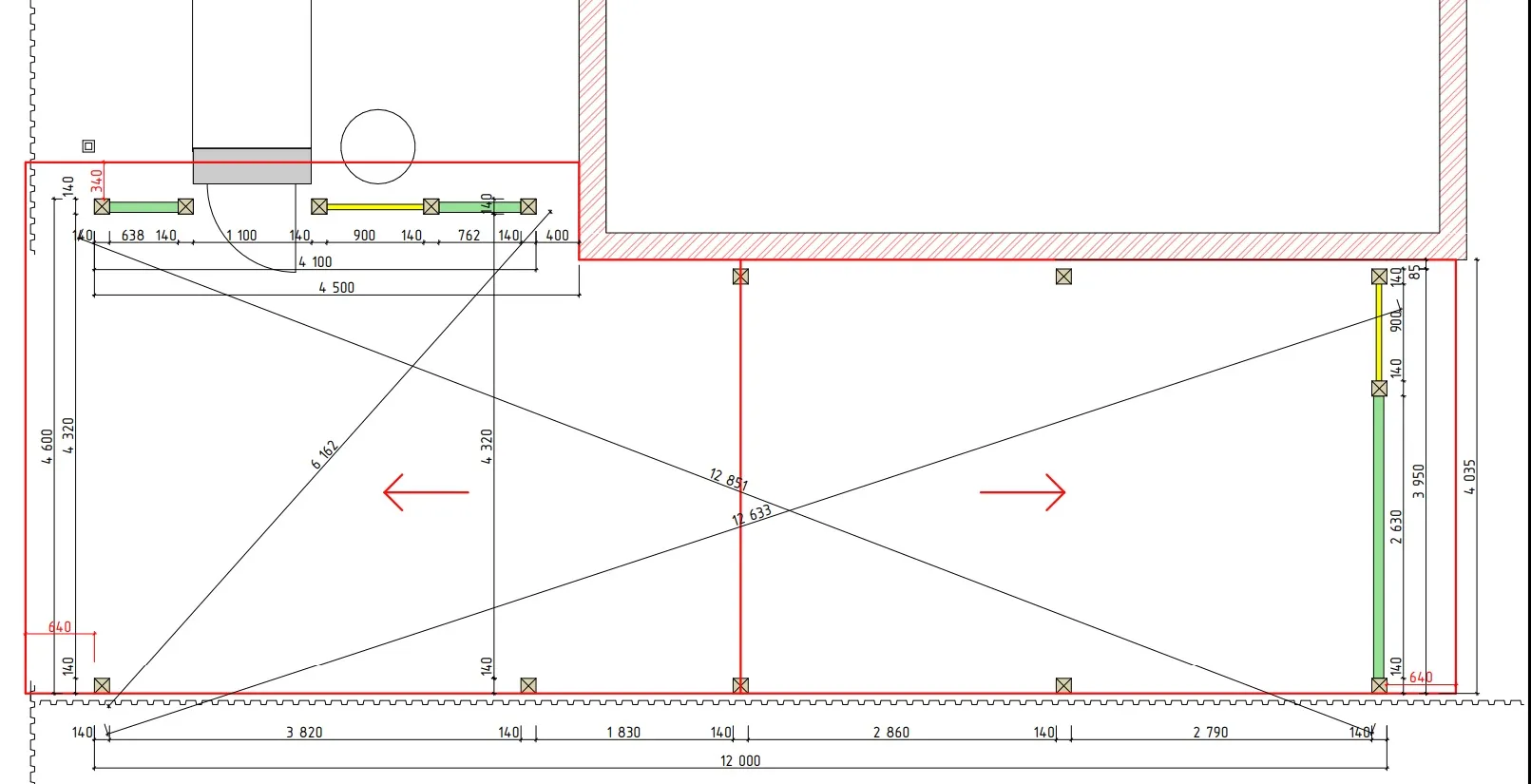 Навес для двух автомобилей с хозблоком КОЛОРАДО — Фото 8