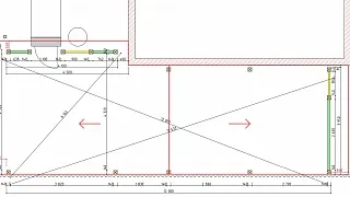 Навес для двух автомобилей с хозблоком КОЛОРАДО - миниатюра