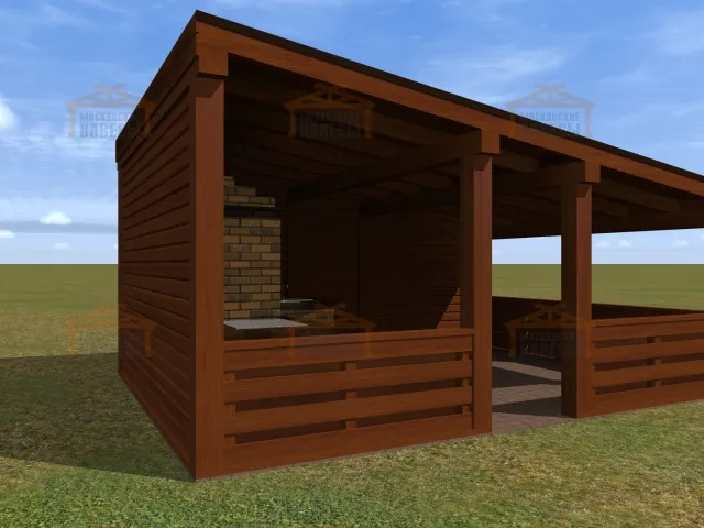 НАВЕС ДЛЯ БАРБЕКЮ ВИНДЗОР — Фото 5