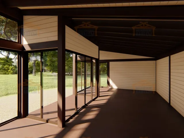 Застекленная беседка КАМЕЯ 2.0 — Фото 2